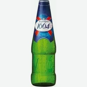 Пиво Kronenbourg 1664 Светл. Фильтр. Пастер. Ст/б. 0,46л, 0,46