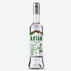 Водка Вечерний Алтай Органик 40% 0,5л, 0,5