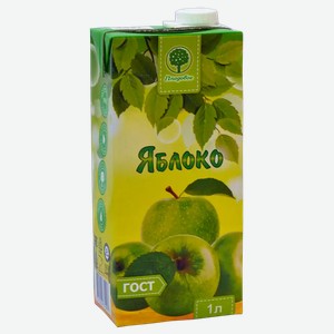 Нектар Плодовое Яблочный 1л, 1