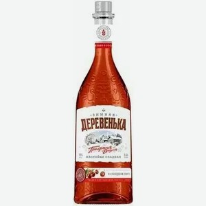 Настойка сладкая ЗИМНЯЯ ДЕРЕВЕНЬКА ГРАФИНЯ ВИШНЯ 19% 0,5Л, 0,5
