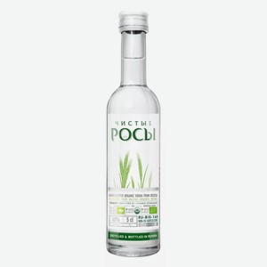 Водка Чистые Росы 40% 0,05л, 0,05