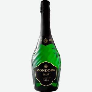 Вино игристое МОНДОРО 12% БЕЛ. БРЮТ 0,75Л, 0,75