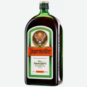 Ликер десертный ЯГЕРМАЙСТЕР 35% 1Л, 1