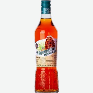 Настойка горькая МАРИИНСКИЕ ПРОСТОРЫ НА КЕДРОВЫХ ОРЕШКАХ 40% 0,5Л, 0,5