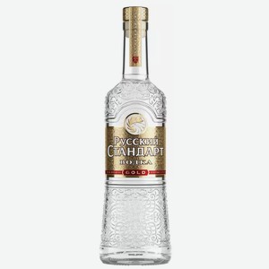 Водка Русский Стандарт Голд 40% 0,5л, 0,5
