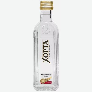 Водка Хорта Абсолютная 38% 0,1л, 0,1