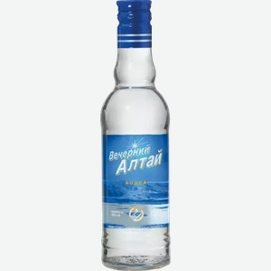 Водка Вечерний Алтай 40% 0,25л, 0,25