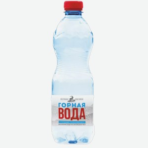 Вода питьевая ГОРНАЯ ГАЗ. ПЭТ 0,5Л, 0,5
