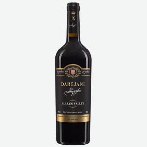 Вино сортовое ординарное ДАРЕДЖАНИ АЛАЗАНСКАЯ ДОЛИНА 10-15% КР. П/СЛ. 0,75Л, 0,75