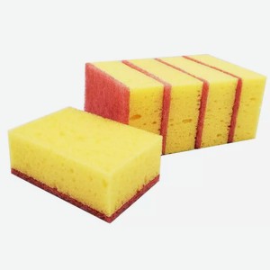 Губки для посуды PERFERA КРУПНОПОРИСТЫЕ 5ШТ, , ,