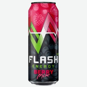 Энергетический напиток FLASH UP ENERGY ЯГОДНЫЙ МИКС Ж/Б. 0,45Л, 0,45