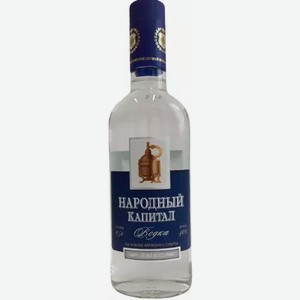 Водка Народный Капитал 40% 0,5л, 0,5