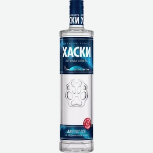 Водка Хаски Арктик Айс 40% 0,5л, 0,5