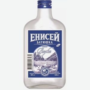 Водка Енисей Батюшка Люкс 40% 0,25л, 0,25