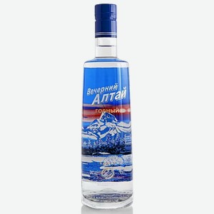 Водка Вечерний Алтай Горный 40% 0,5л, 0,5