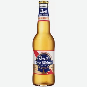 Пиво Pabst Blue Ribbon Best Select Светл. Фильтр. Пастер. Ст/б. 0,44л, 0,44