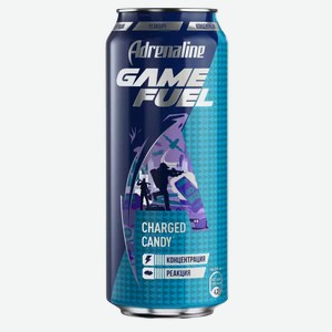 Энергетический напиток ADRENALINE GAME FUEL Ж/Б. 0,449Л, 0,449