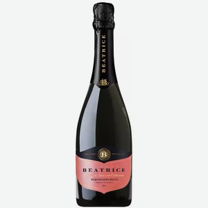 Вино игристое БЕАТРИЧЕ 10,5% РОЗ. П/СУХ. 0,75Л, 0,75