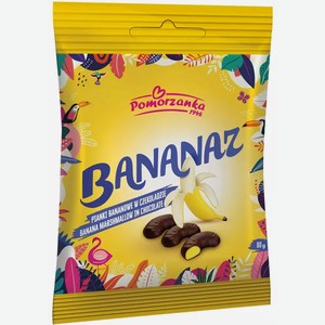 Зефир в шоколаде POMORZANKA СО ВКУСОМ БАНАНА 80Г, , ,