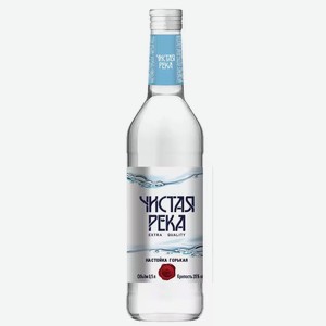 Настойка горькая ЧИСТАЯ РЕКА 35% 0,5Л, 0,5