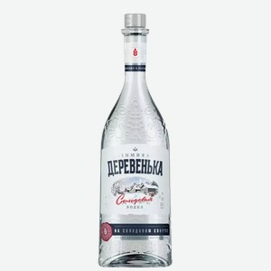 Водка Зимняя Деревенька На Солодовом Спирте 40% 0,7л, 0,7