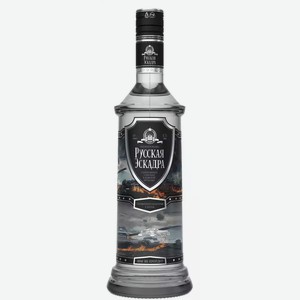 Водка Русская Эскадра Лим. Серия Танк 40% 0,7л, 0,7