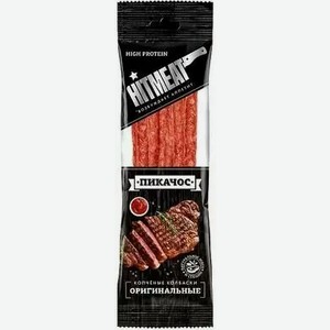 Колбаски с/к HITMEAT ПИКАЧОС ОРИГИНАЛЬНЫЕ ПОЛУСУХИЕ ТУ 100Г, , ,