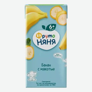 Нектар Фрутоняня Банан С Мякотью Ту 0,2л, 0,2