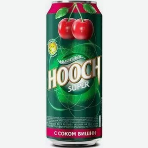Напиток с/алк. газ. ХУУУЧ СУПЕР СО ВКУСОМ ВИШНИ ПАСТЕР. 7,2% Ж/Б. 0,45Л, 0,45