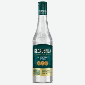 Настойка горькая КЕДРОВИЦА НА КЕДРОВЫХ ОРЕХАХ 35% 0,5Л, 0,5