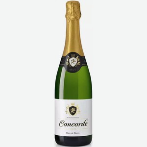 Вино игристое КОНКОРД 8,5-13,5% БЕЛ. БРЮТ 0,75Л, 0,75