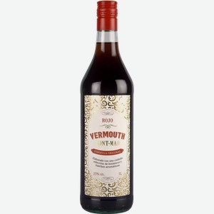 Напиток виноградосод. аром. из виногр. сырья ВЕРМУТ МОН-МАР 14,5-20% КР. СЛ. 1Л, 1