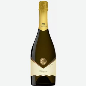 Вино игристое ЖЕМЧУЖНОЕ 10,5-11,5% БЕЛ. БРЮТ 0,75Л, 0,75