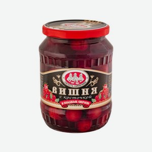 Компот СКАТЕРТЬ-САМОБРАНКА Вишня 720г с/б