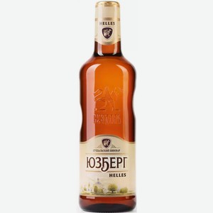 Пиво Юзберг Helles Светл. Фильтр. Пастер. Ст/б. 0,47л, 0,47