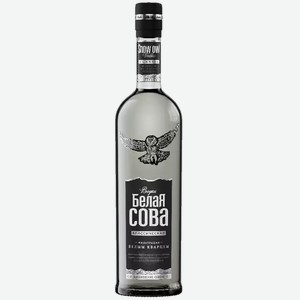 Водка Белая Сова Классическая 40% 0,5л, 0,5