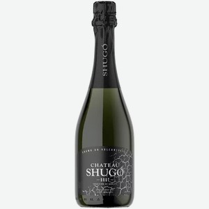 Вино игристое ШАТО ШУГО 10,5-11,5% БЕЛ. БРЮТ 0,75Л, 0,75