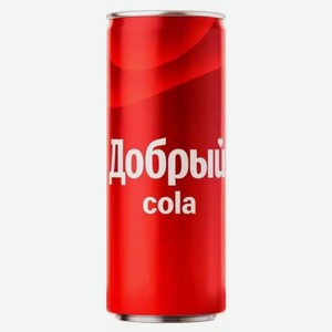 Напиток Добрый Кола Газ. Ж/б. 0,33л, 0,33