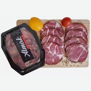 Мясо с/в АЛЬМАК КОППА НАРЕЗКА ТУ 80Г, , ,