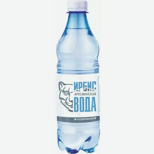 Вода питьевая артезианская ИРБИС ГАЗ. ПЭТ 0,5Л, 0,5