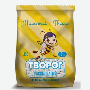 Творог Молочная Пчела 5% Ту 350г