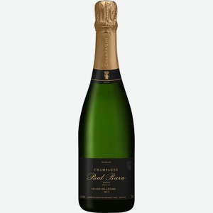 Вино Поль Бара, Гран Миллезим Брют, 2016, 2016, 750 мл, Шампанское-белое, Сухое