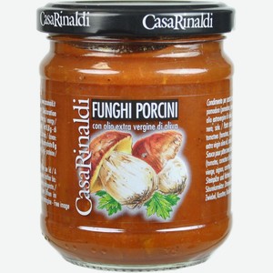 Бакалея  Каза Ринальди  Соус Томатный с Белыми Грибами,