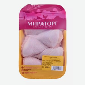 Голень куриная МИРАТОРГ С КОЖЕЙ ЛОТОК ТУ 750Г