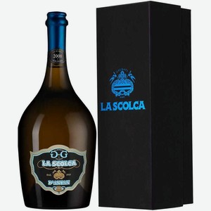 Вино Ла Сколька, Гави  Д Антан , 2009, в подарочной коробке, 2009, 750 мл, Белое, Сухое