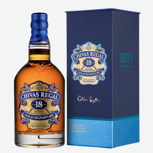 Виски Chivas Regal 18 Years Old в подарочной упаковке 0.75 л.