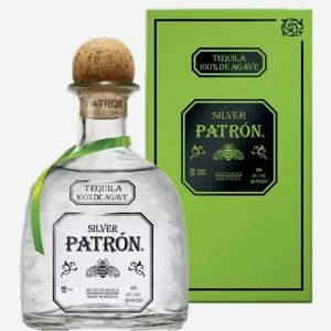 Текила Патрон Сильвер 40% П/уп. 0,75л, 0,75