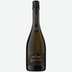Вино Мысхако, Белое Брют, 750 мл, Игристое-белое, Сухое