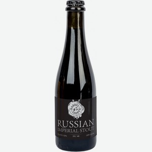 Пиво Коникс, Русский Имперский Стаут  Баррель #2 , 375 мл, Чёрное, Нефильтрованное
