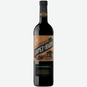 Вино Азьенда Лопез де Харо, Гран Резерва, 2014, 2014, 750 мл, Красное, Сухое